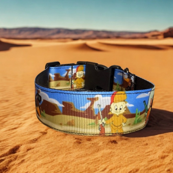 Handmade Looney Tunes Dog Collar - Picture 3 of 3